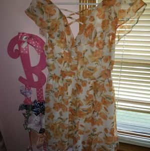Yellow Floral Dress